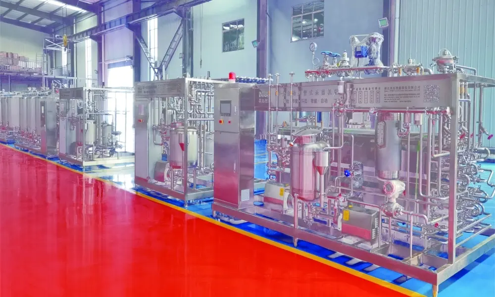 ¿Cómo funciona una línea de producción de leche UHT?