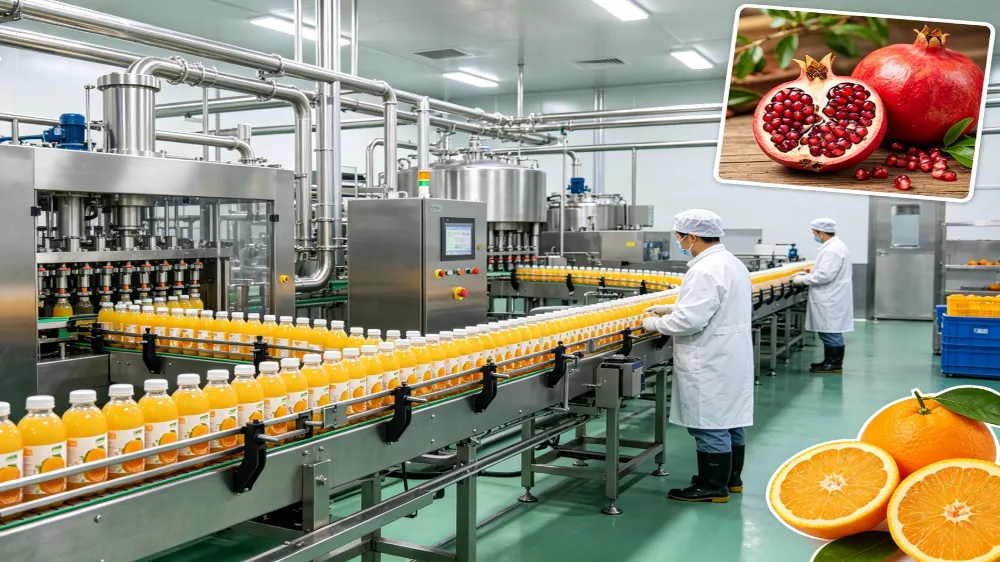 Cómo construir una línea de producción de jugo que maneje múltiples tipos de frutas