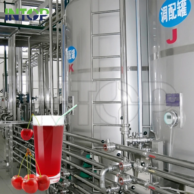 Línea de producción de jugo de cereza