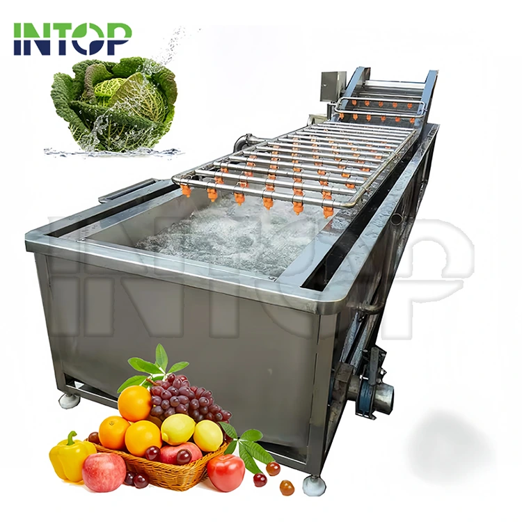 Lavadora de burbujas de frutas y verduras