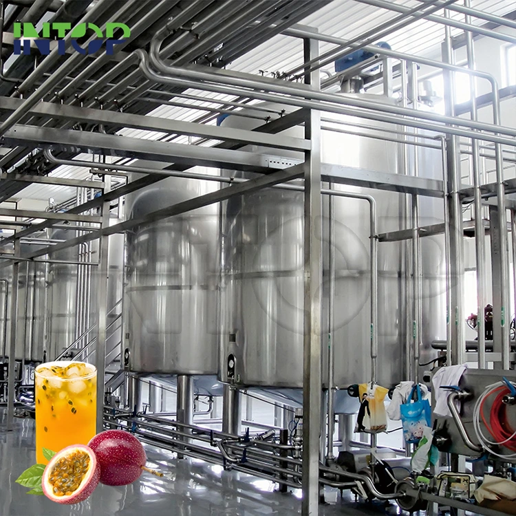 Línea de producción de jugo de maracuyá