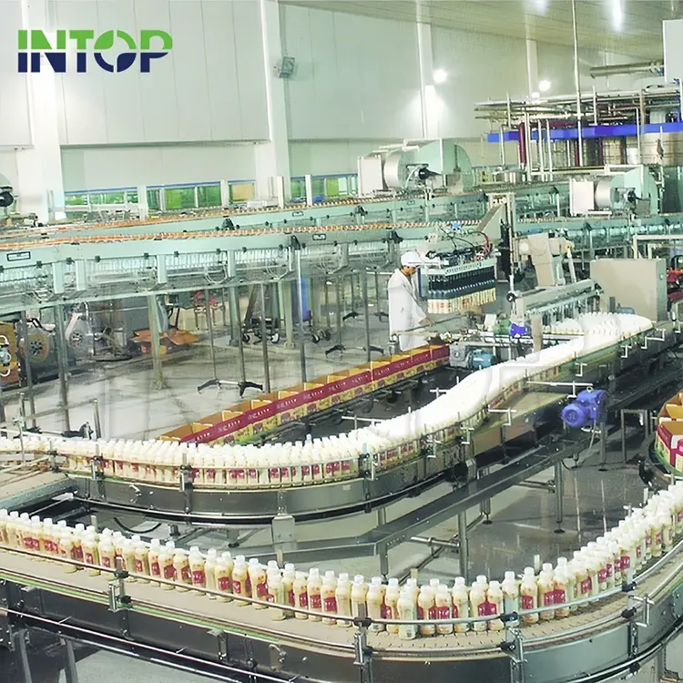 Línea de producción de leche pasteurizada