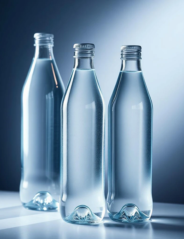 Líneas de producción de agua pura y mineral.