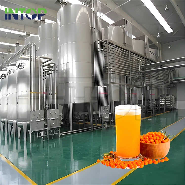 Línea de producción de jugo de espino amarillo