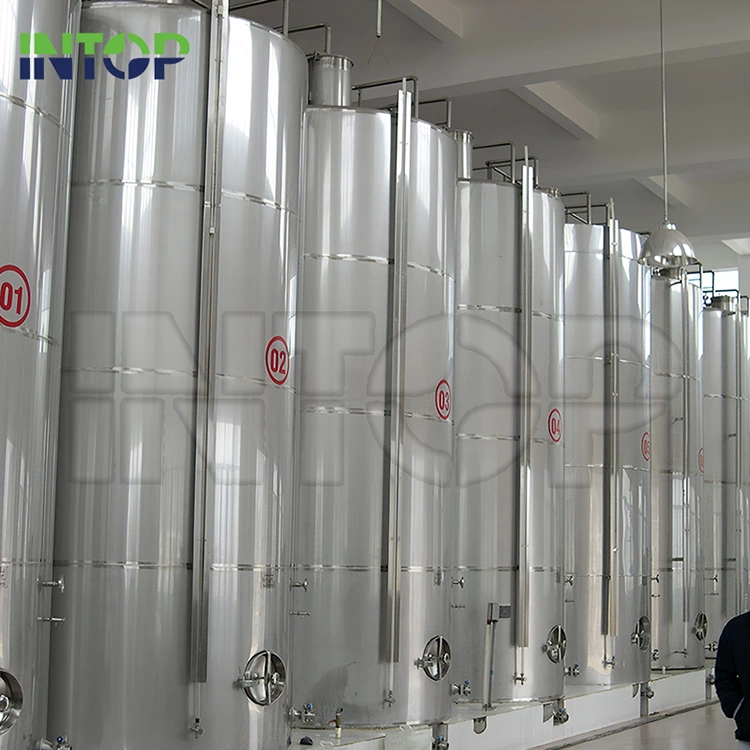 Línea de producción de vino